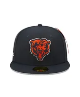 Men's New Era X Alpha Industries Navy Chicago Bears 59Fifty Fitted Hat