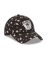 Women's New Era Black Las Vegas Raiders Floral 9Twenty Adjustable Hat