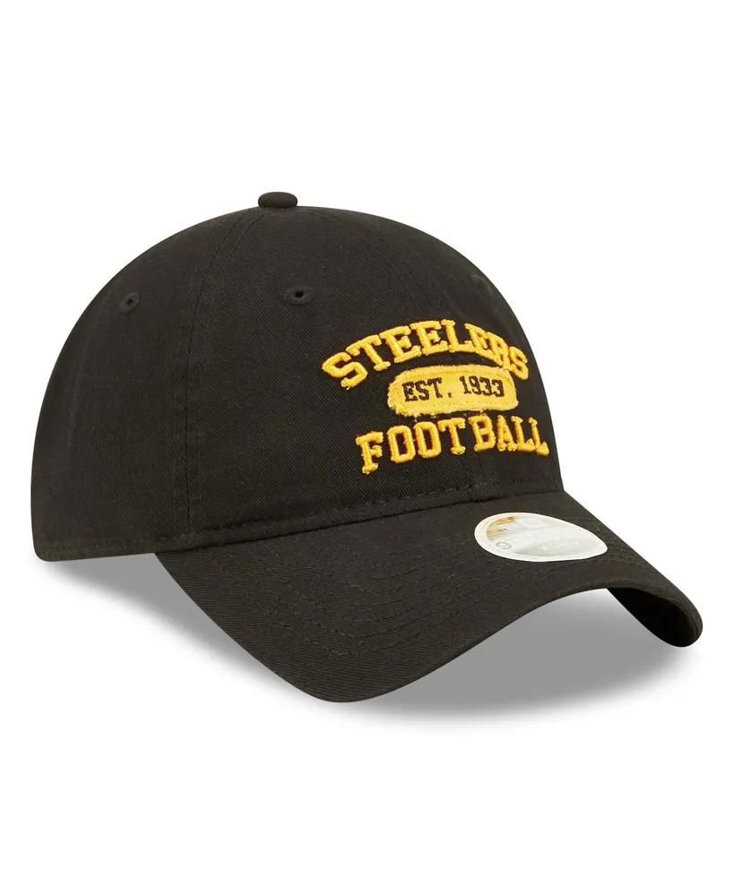 Women's New Era Black Pittsburgh Steelers Formed 9Twenty Adjustable Hat