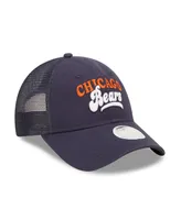 Women's New Era Navy Chicago Bears Team Trucker 9Forty Snapback Hat