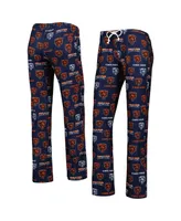 Women's Concepts Sport Navy Chicago Bears Breakthrough Knit Pants