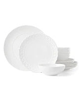 Lenox Wicker Creek 12-Piece Dinnerware Set, Service for 4