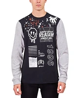 Reason Men's Big and Tall Brent Long Sleeve T-shirt