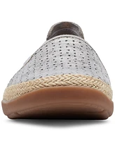 Clarks Women's Elaina Ruby Slip-On Espadrille Flats