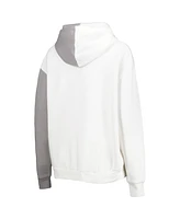 Women's Gameday Couture Gray, White Oregon Ducks Split Pullover Hoodie