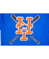 Men's Pro Standard Royal New York Mets Mash Up Logo Pullover Hoodie