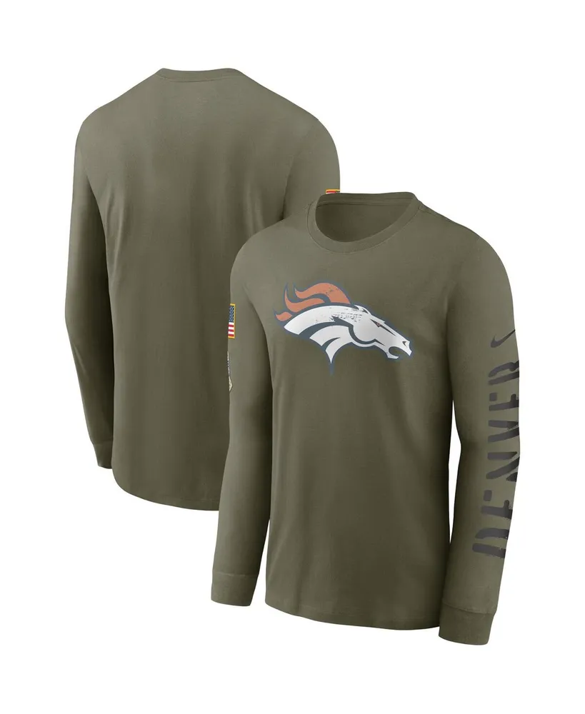 Nike Men's Denver Broncos Salute to Service Hoodie - Macy's