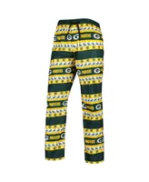 Men's Foco Green Bay Packers Team Ugly Pajama Set