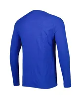 Men's Concepts Sport Royal New York Mets Inertia Raglan Long Sleeve Henley T-shirt