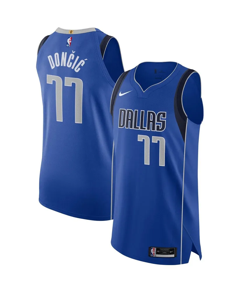 Men's Nike Luka Doncic Blue Dallas Mavericks 2020/21 Authentic Jersey - Icon Edition