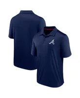 Men's Fanatics Navy Atlanta Braves Hands Down Polo Shirt