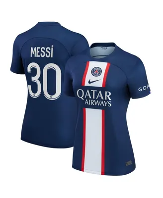 Women's Nike Lionel Messi Blue Paris Saint-Germain 2022/23 Home Replica Player Jersey