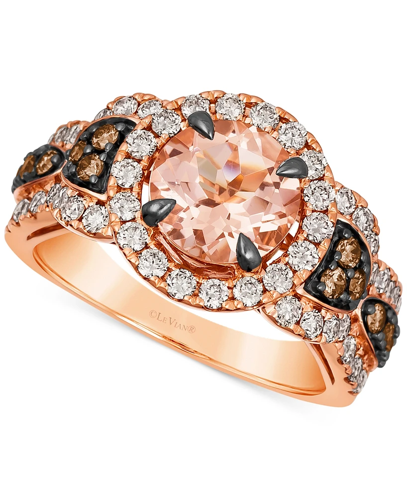 Le Vian Peach Morganite (1-1/2 ct. t.w.) & Diamond (1