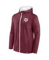 Men's Fanatics Maroon Texas A&M Aggies Ball Carrier Full-Zip Hoodie