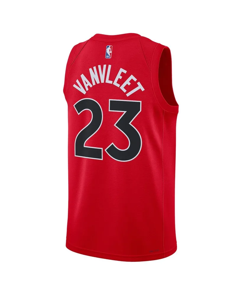 Men's and Women's Nike Fred VanVleet Red Toronto Raptors 2022/23 Swingman Jersey - Icon Edition