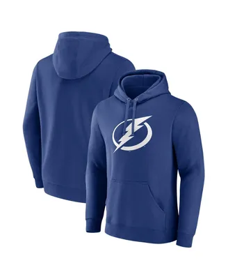 Men's Fanatics Blue Tampa Bay Lightning Primary Logo Pullover Hoodie
