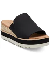 Toms Women's Diana Flatform Slide Wedge Sandals