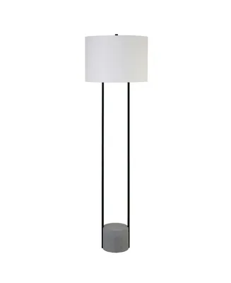 Uma 65.5" Tall Floor Lamp with Fabric Shade