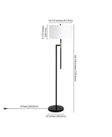 Nico 63" Tall Floor Lamp with Fabric Shade