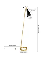 Kintam 62.25" Tall Floor Lamp with Metal Shade