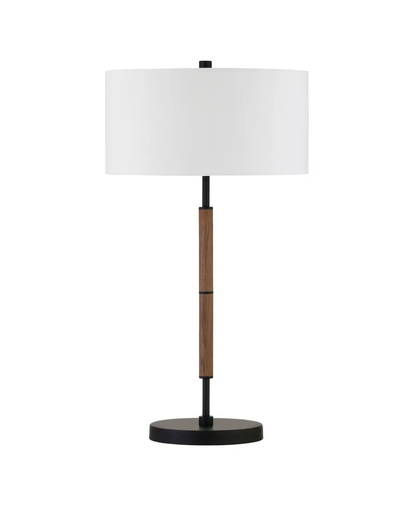 Simone 25" Tall 2-Light Table Lamp with Fabric Shade