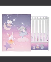 Bedtime Originals Tiny Dancer 3-Piece Ballet Baby Crib Bedding Set - Elephant