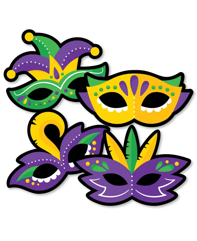 Big Dot Of Happiness Colorful Mardi Gras Mask - Assorted Masquerade Party  Gift Tag Labels - To And From Stickers - 12 Sheets - 120 Stickers : Target