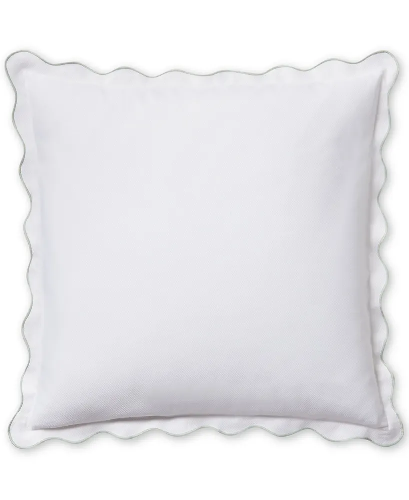 Lauren Ralph Lauren Pique Scallop Cotton Sham, Euro