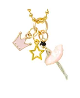Ballerina Gold Necklace for Girls