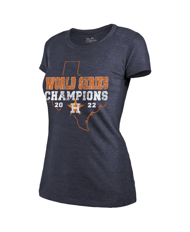 Majestic Women's Threads Alex Bregman Cream, Navy Houston Astros 2022 World  Series Champions Name and Number Softhand 3/4 Raglan Sleeve T-shirt