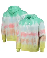 Men's The Wild Collective Mint, Coral Wnba Logowoman Pride Pullover Hoodie