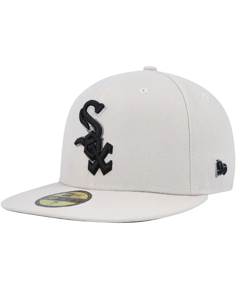 New Era Men's Khaki Chicago White Sox Stone Dim Undervisor 59FIFTY Fitted Hat