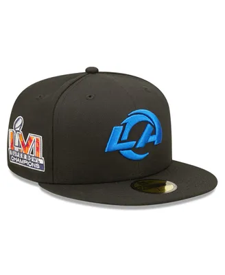 Men's '47 Black Los Angeles Rams Super Bowl LVI Champions Sunset Trucker  Adjustable Hat