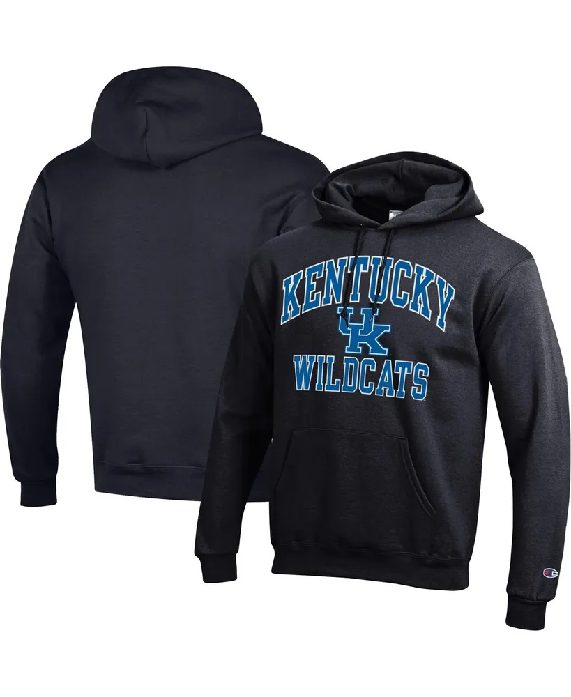 Men's Champion Black Kentucky Wildcats High Motor Pullover Hoodie