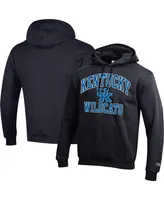 Men's Champion Black Kentucky Wildcats High Motor Pullover Hoodie