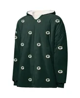 Women's Foco Green Bay Packers Repeat Print Reversible Hoodeez