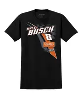 Men's Richard Childress Racing Team Collection Black Kyle Busch Cheddar's Lifestyle T-shirt