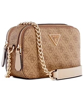 Guess Noelle Small 4G Basique Monogram Camera Crossbody