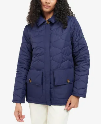 Barbour Women's Leilani Quilted Patch-Pocket Jacket