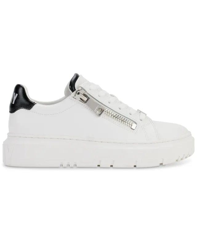 DKNY Women's Cindell Lace-Up Zipper High Top Sneakers - Macy's