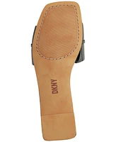 Dkny Women's Alaina Slip-On Hardware Slide Sandals