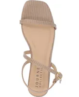 Journee Collection Women's Crishell Flat Sandals