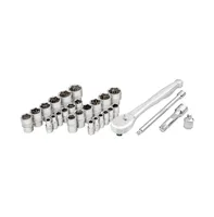 28 Piece 1/4 Inch & 3/8 Inch Drive Zeon Socket Set