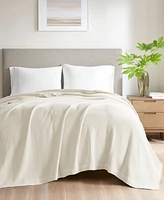 Beautyrest Waffle Weave Cotton Blanket