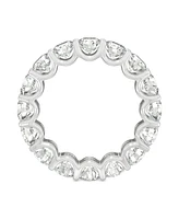 Charles & Colvard Moissanite Eternity Band (5 ct. t.w. Diamond Equivalent) 14k White Gold