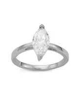 Charles & Colvard Moissanite Marquise Solitaire Ring (1 3/4 ct. t.w. Diamond Equivalent) in Sterling Silver