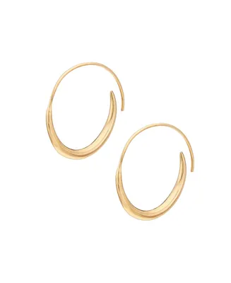 Soko 24K Gold-Plated Amali Threader Hoop Earrings