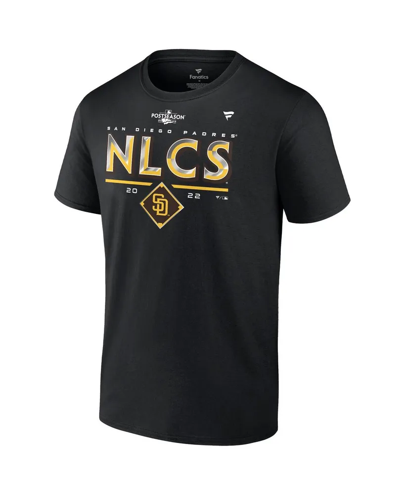 Men's Fanatics Black San Diego Padres 2022 Division Series Winner Locker Room T-shirt