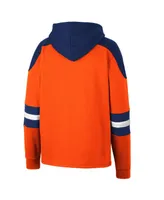 Men's Colosseum Orange Syracuse Lace-Up 4.0 Pullover Hoodie