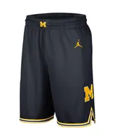 Men's Jordan Navy Michigan Wolverines Replica Performance Shorts